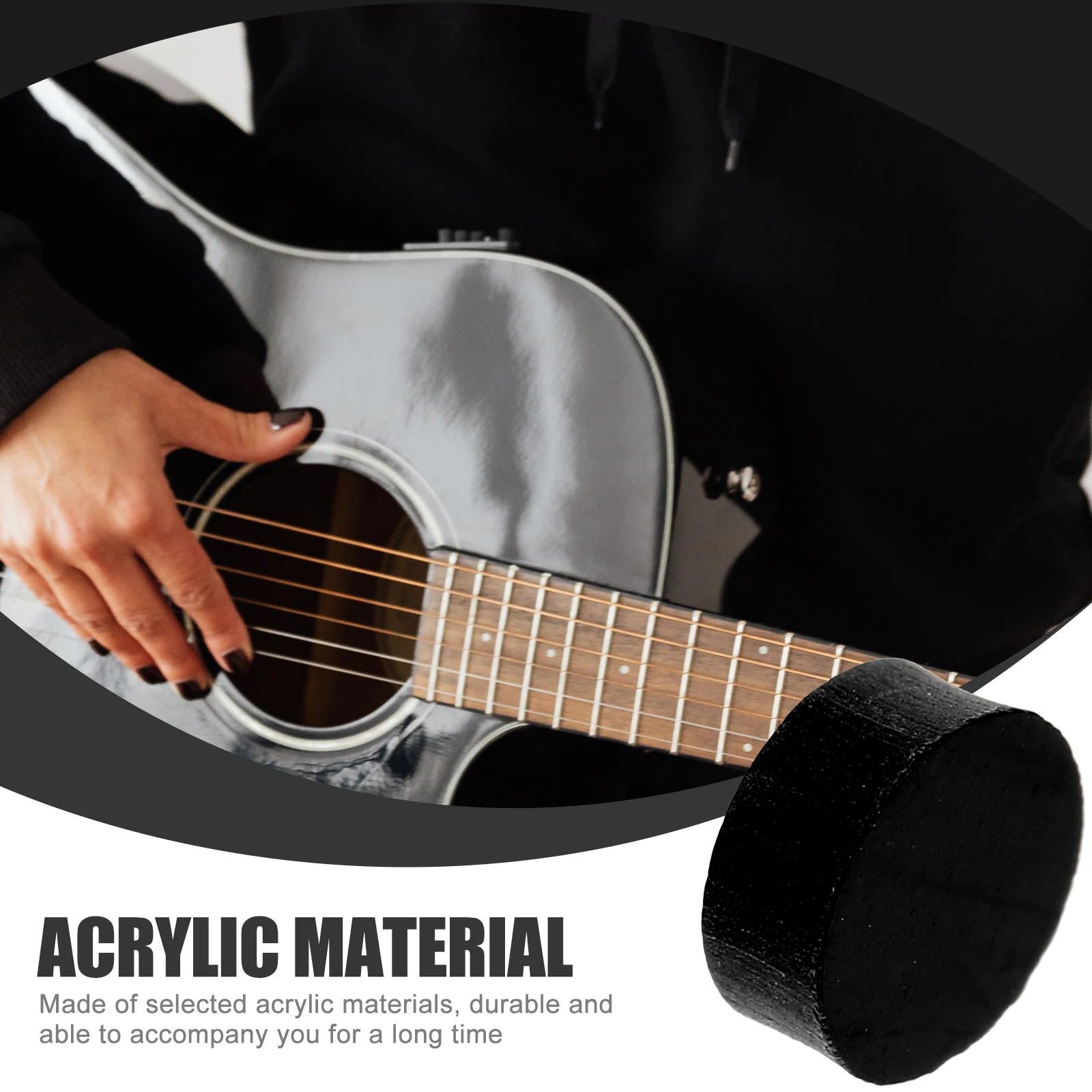 

100 Pcs Guitar Fretboard Dot Upgrade Inlay Stickers Electric Ukulele Mandolin Decals for Acrylic Position Marker