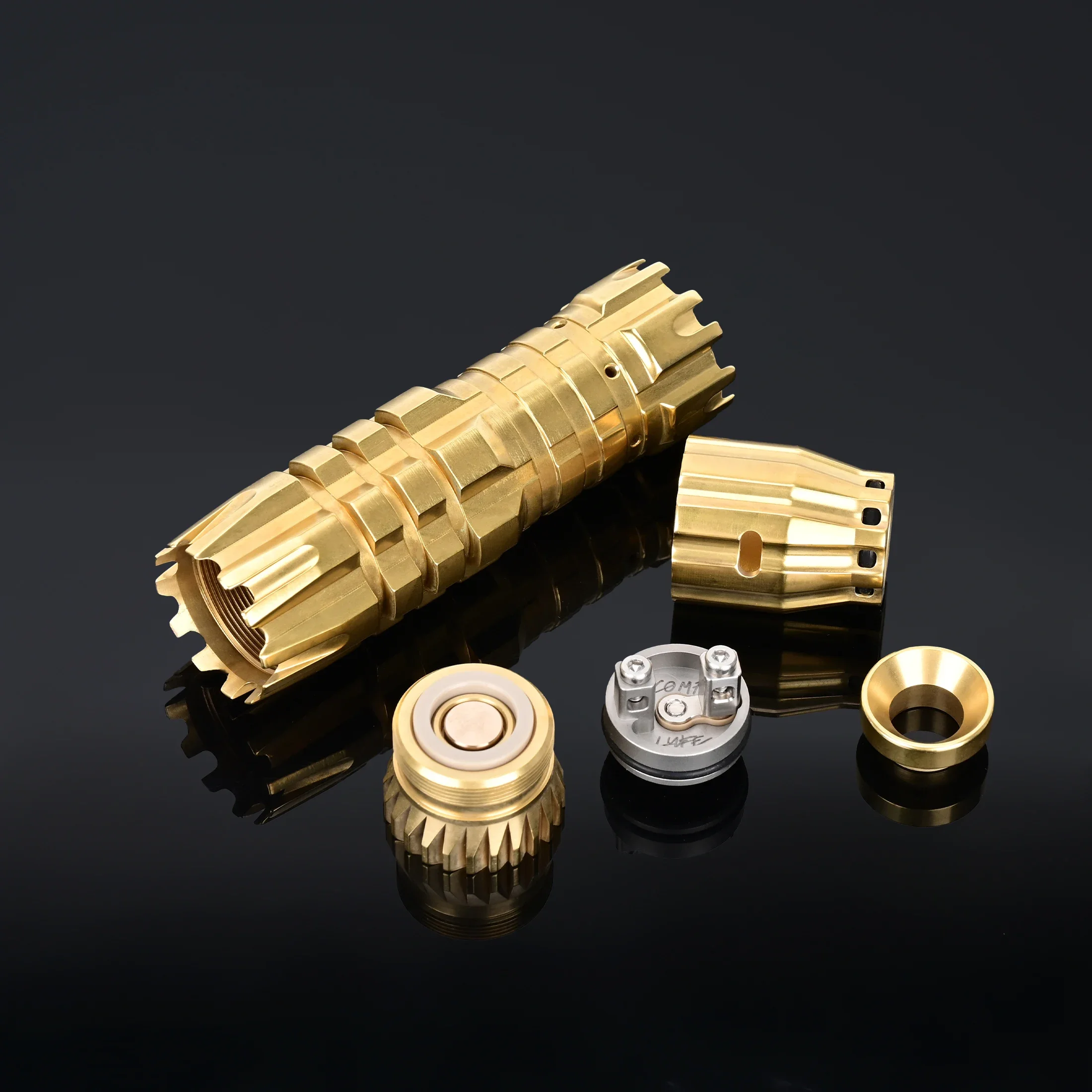 

Wolfcoolvape Predator Механический комплект модов для вейпа из латуни/316SS Материал 18650 Батарея Мощный мод для продвинутых вейпинга