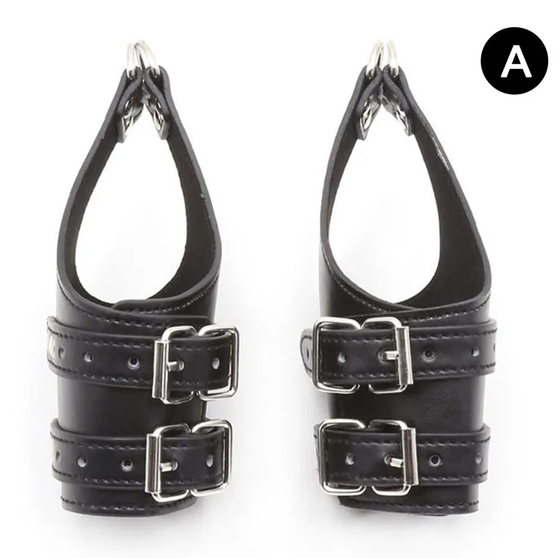 

Adult Games Hand Bondage Suspension Cuffs Bdsm Fetish Slave Handcuffs Leather Harness Restraints Belt Sex Toys For Couples