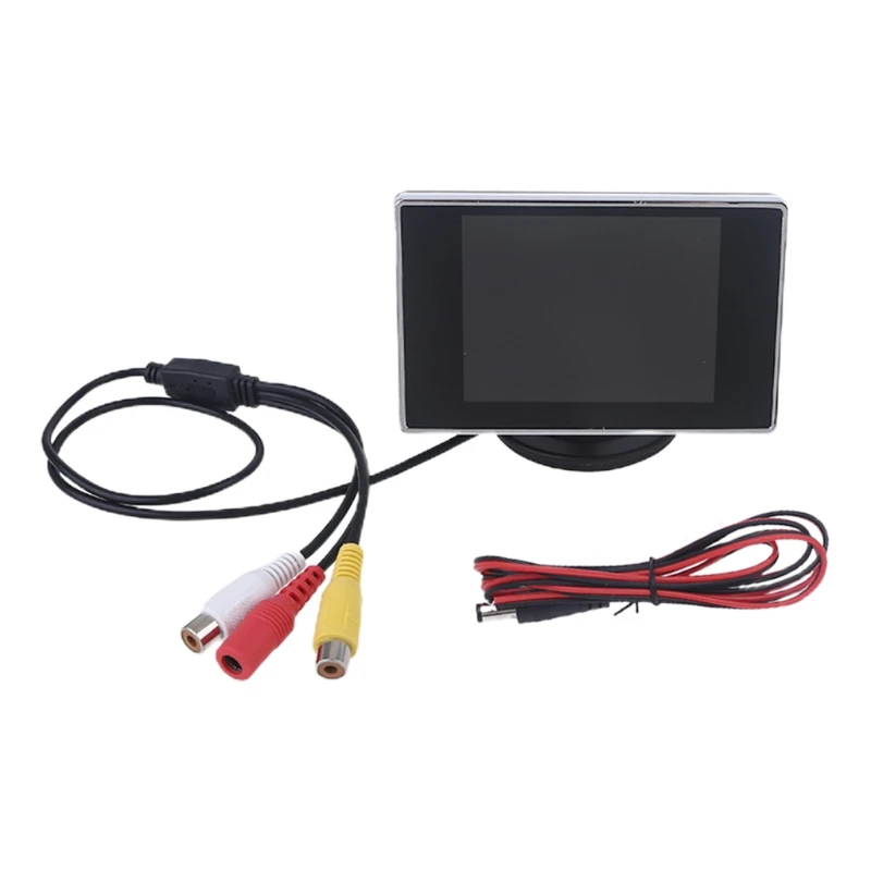 

3.5" TFT LCD Color Monitor Screen DVD VCD For Car Rear View Backup Camera