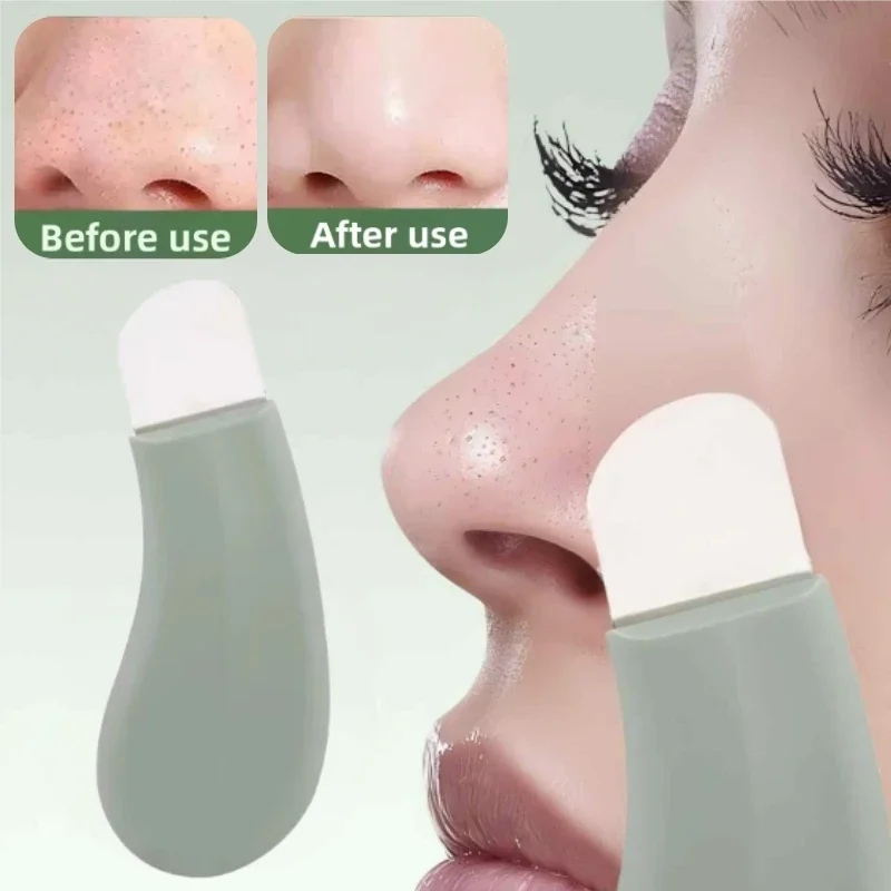 Blackhead Remover Tool Gentle Facial Pore Cleanser Silicone Scrubber Exfoliating Skincare Massager for Deep Cleaning