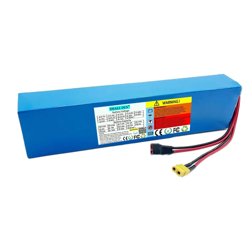 36V 48V Lithium Battery 10Ah 12Ah 18650-10S/13S-3P/4P Built-in High-power Balanced BMS 0-800W Electric Bicycle Scooter Battery