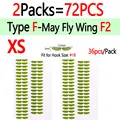 72 piezas Tipo F2 XS