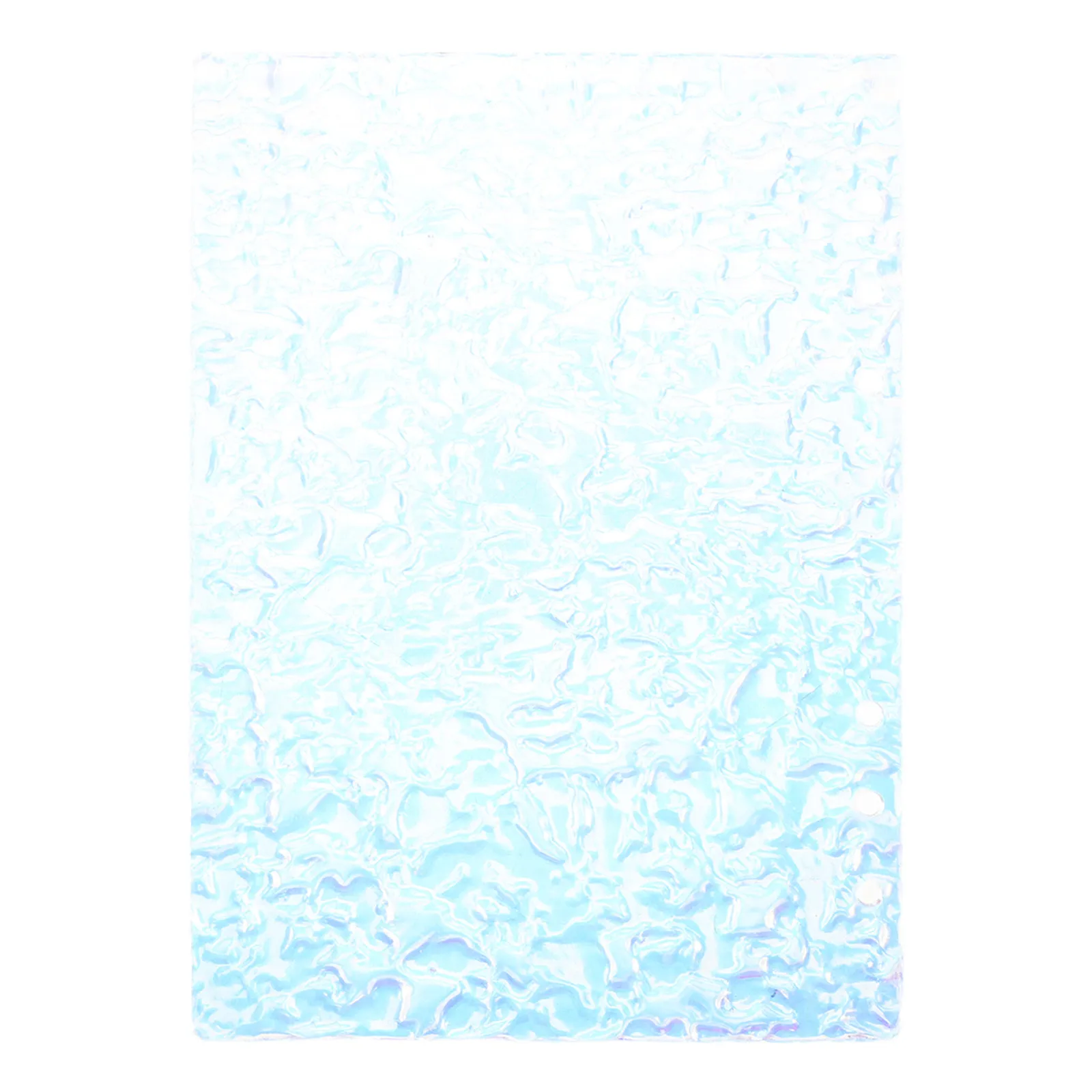 

A5 Binder Cover Refillable Notebook Binder Shell 6 Ring Acrylic Loose Leaf Notepad Cover Transparent Hard Shell for Journal