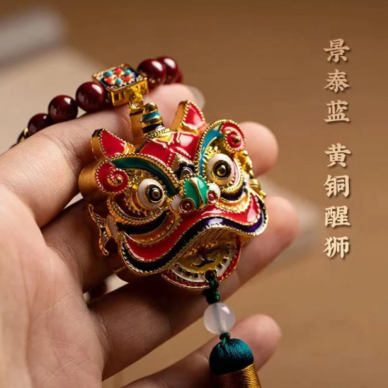 Xingshi السيارات معلقة حلية اكسسوارات السيارات الداخلية معلقة الزنجفر النحاس المينا مرآة الرؤية الخلفية اكسس السيارات Lukcy Chamr #3