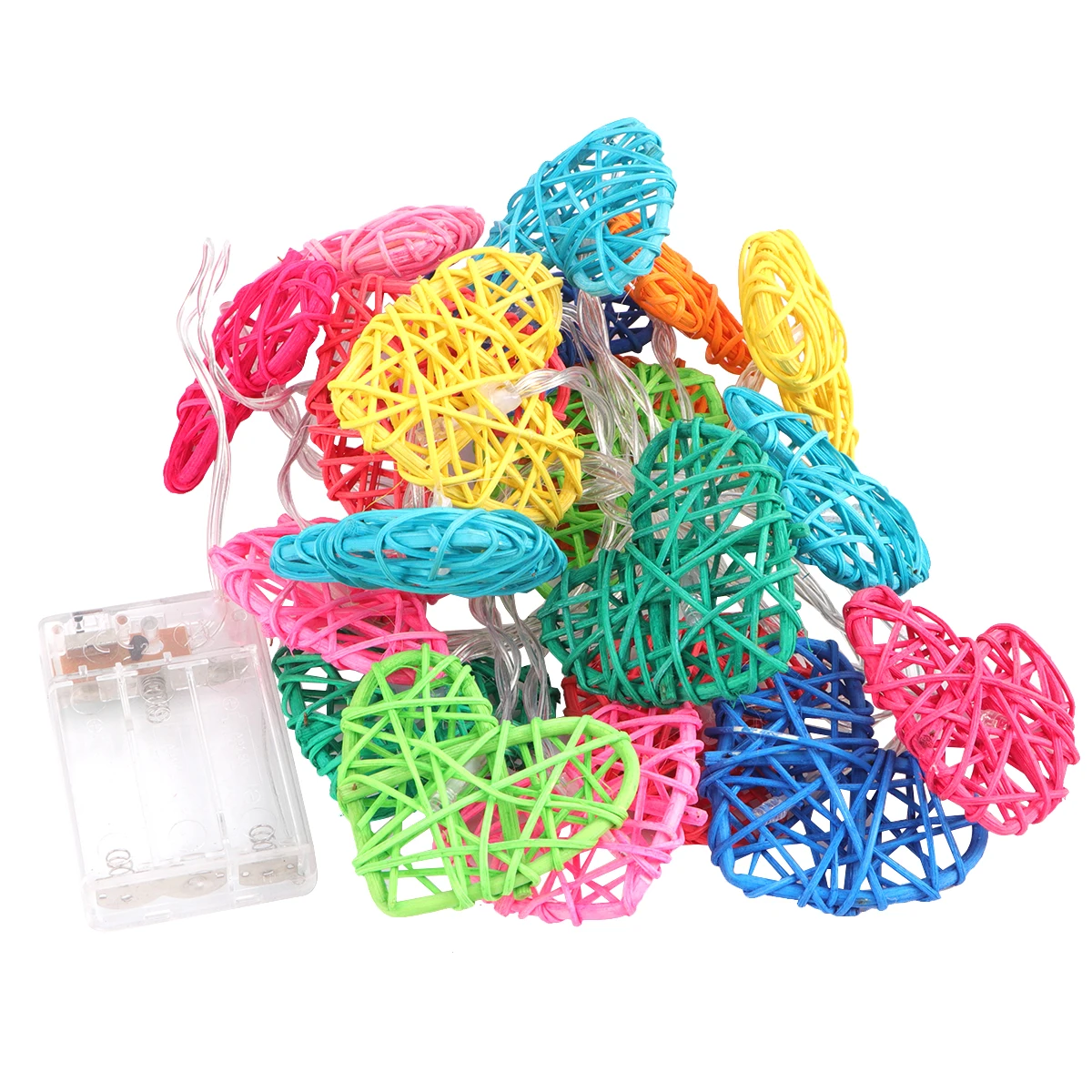 

250Cm Heart Shaped Rattan Led Light String Valentine S Day Decorative Lights For Wedding Birthday Party Club Stage