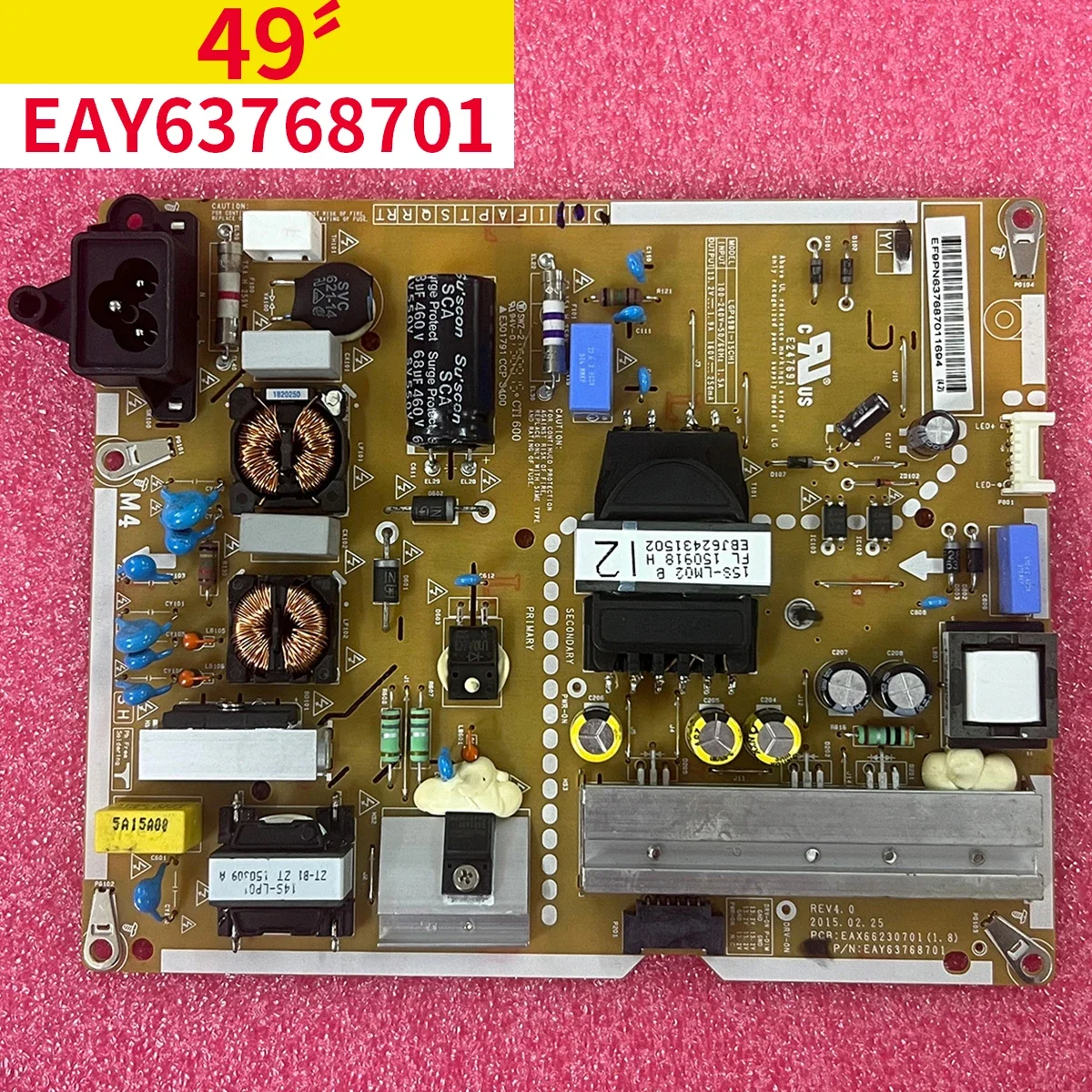 Оригинальная плата блока питания для EAX66230701 EAY63768701 LGP49B1-15CH1 49LF5400-UB 49LF5420-CB