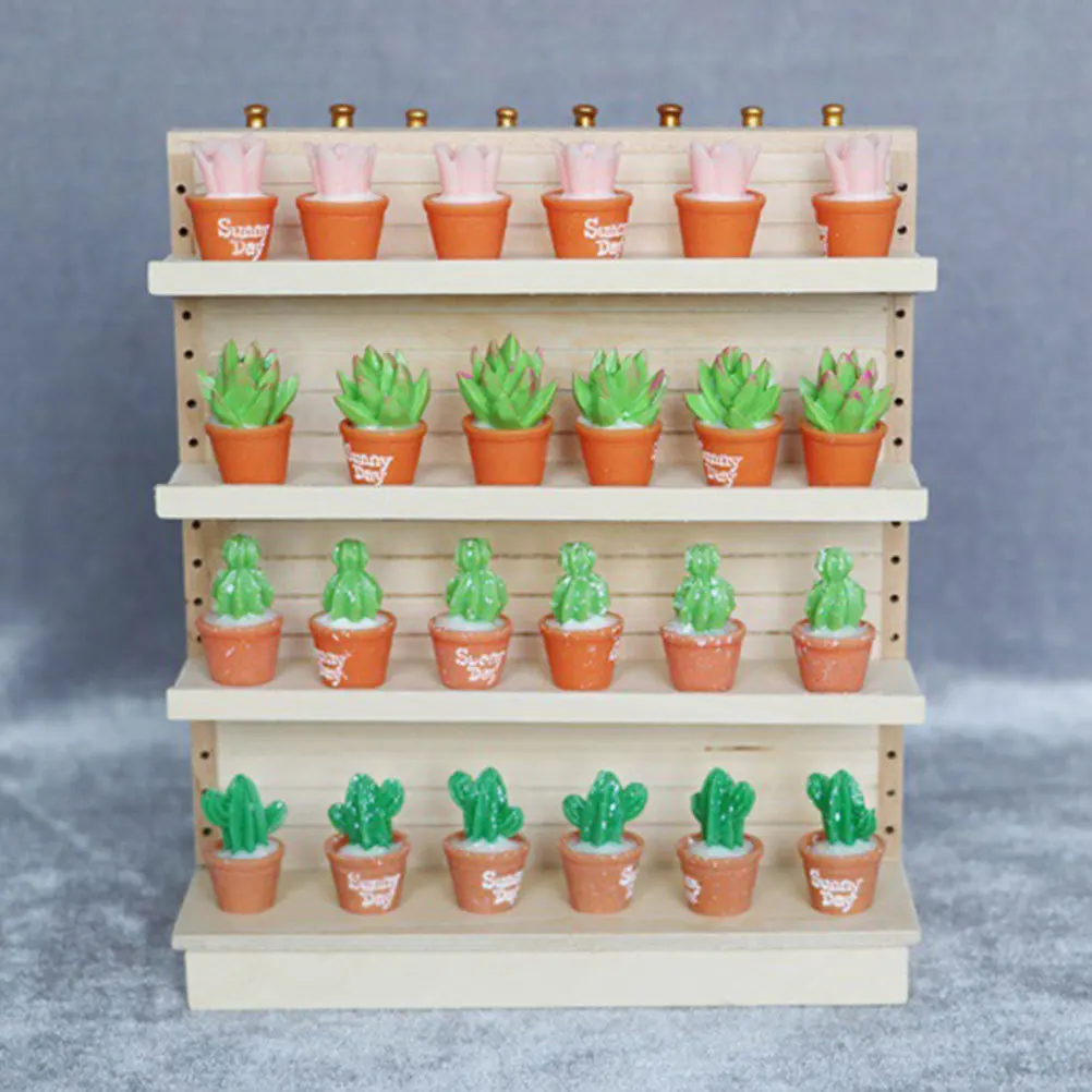 

Мини-деревянная полка, небольшая стойка для хранения, украшение, легкий гладкий деревянный дисплей для мини-мебели, декор для микрокомнаты, рабочего стола