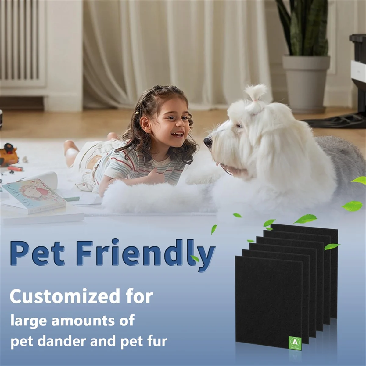 FZFZ HRF-A300 프리 필터 공기 청정기 HPA300 시리즈 HPA304 HPA3300 프리컷 활성탄 필터 교체