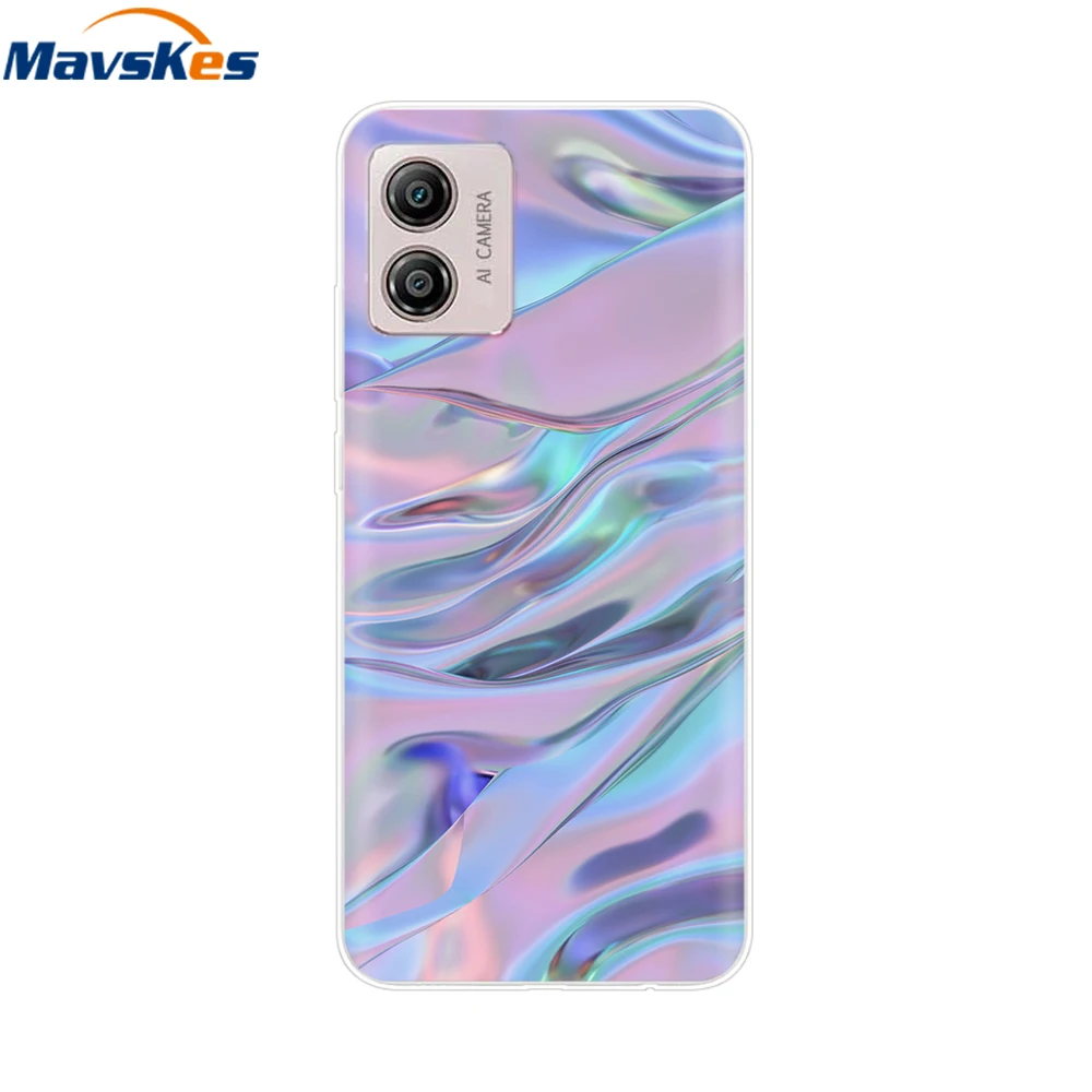 For Motorola Moto E13 Case Painted Cover Soft Clear TPU Silicone Phone Cases For Motorola Moto E13 E 13 MotoE13 Covers Bumper