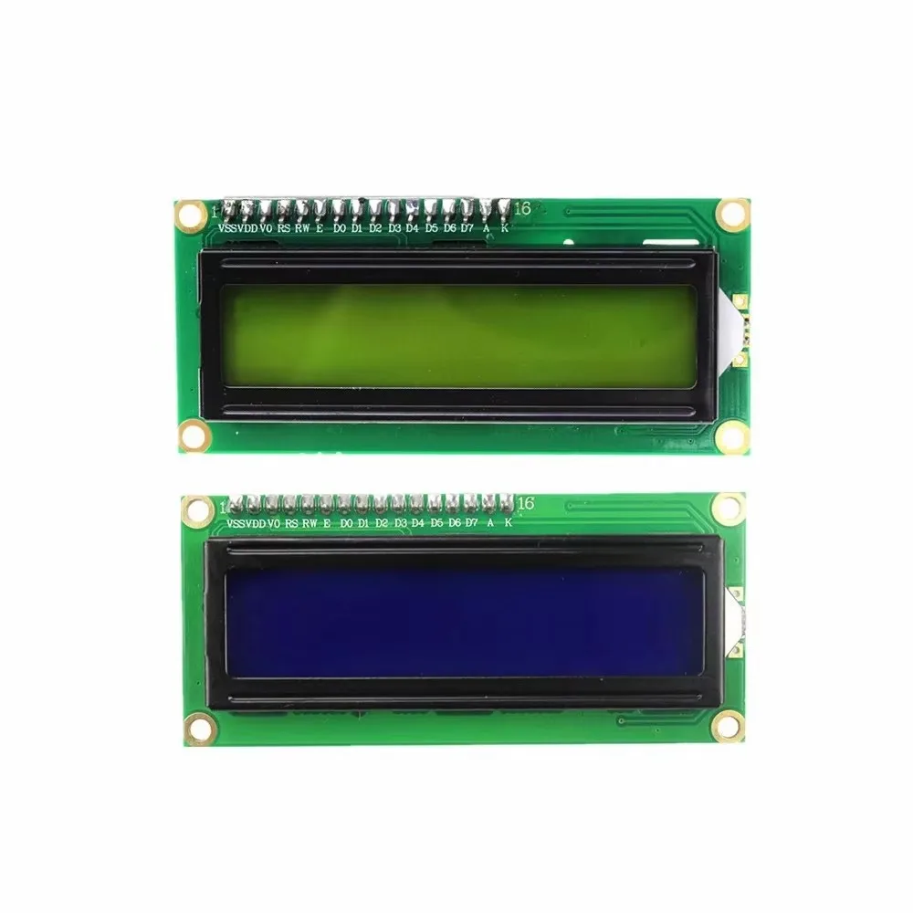 5V LCD1602 1602 LCD Welding IIC Module Blue / Yellow Green Screen with IIC 16x2 Character LCD Display IIC I2C Interface