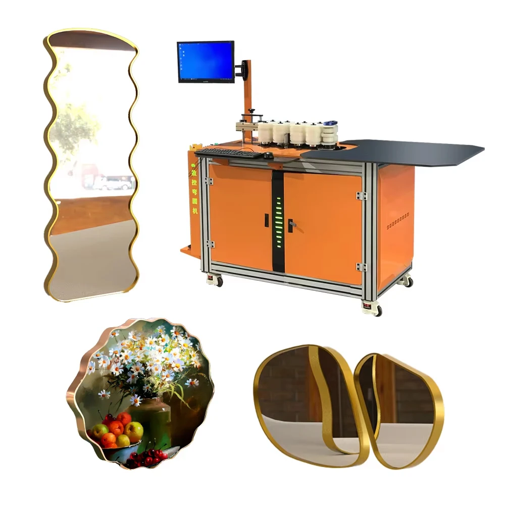 CNC Rolling Metal Picture Fotolijst Spiegelframe Ronde stalen frames Aluminium buigmachine