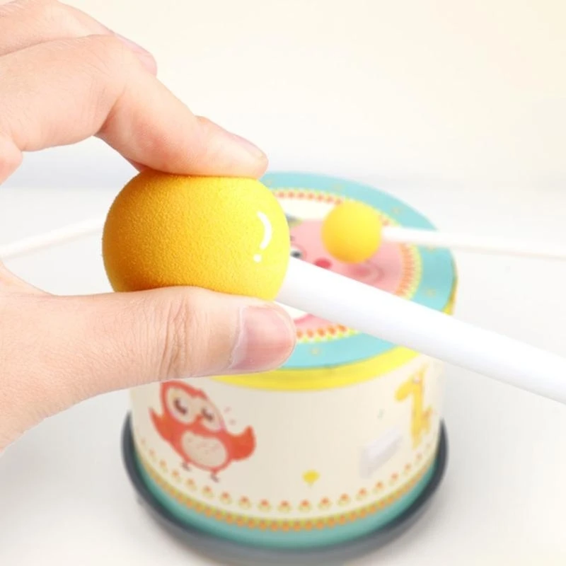 الطابق توم طبل الدف طبل طبلة اليد لعبة الطبول الموسيقية للأطفال 15UB