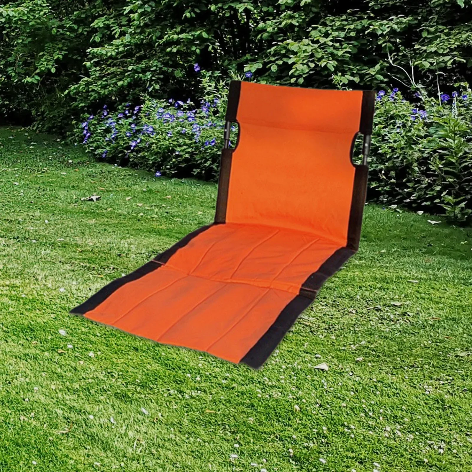 

For Floor Chair With Back Support Portable Camping Chair For Lawn Fishing Hiking Bleacher Cushion Seat Pad Outdoor Concerts Yard