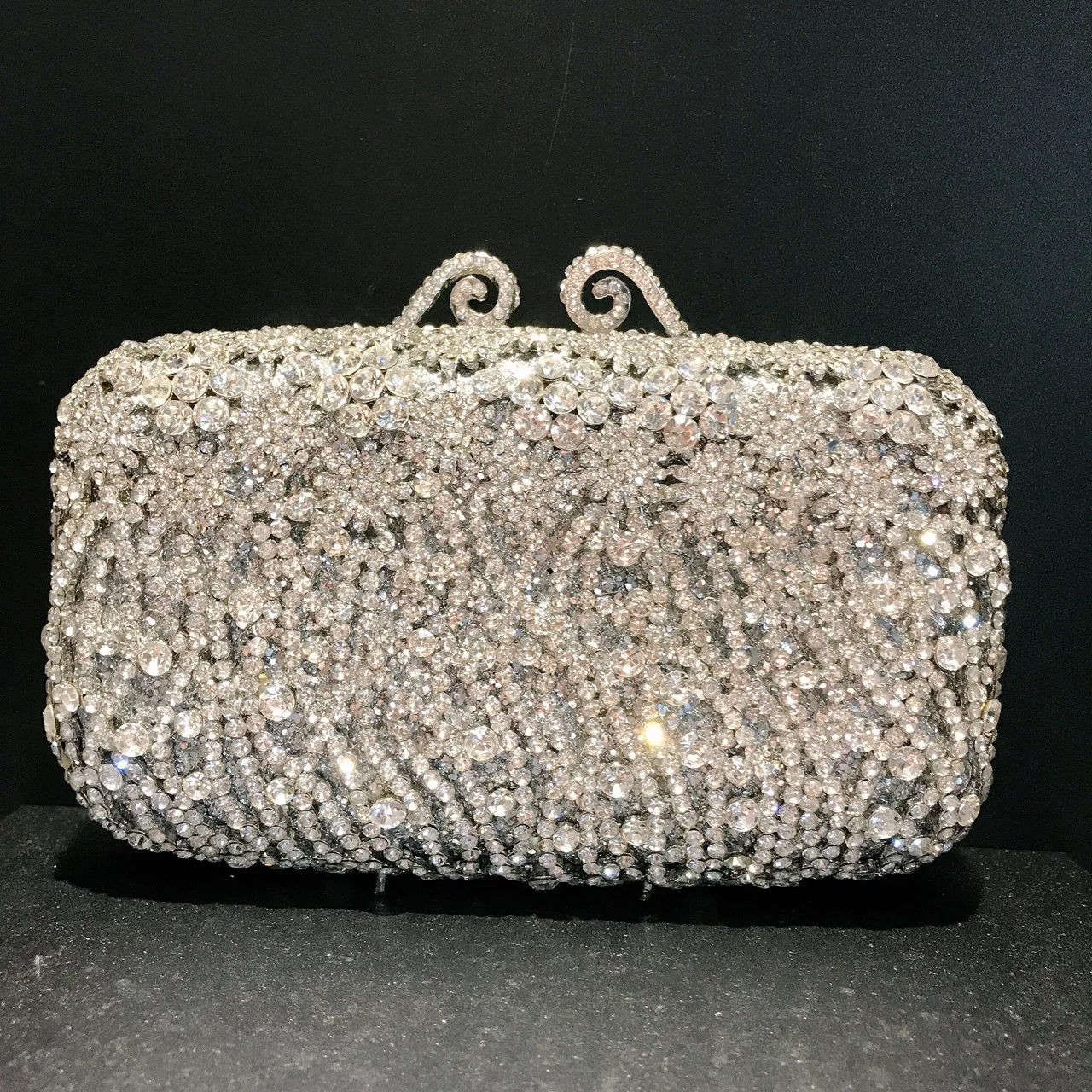 Hollow-out Heavy Industry Diamond-encrusted Dinner Bag Banquet Dress With Diamonds Women's Bag New Clutch Sacs À Main Luxe Femme
