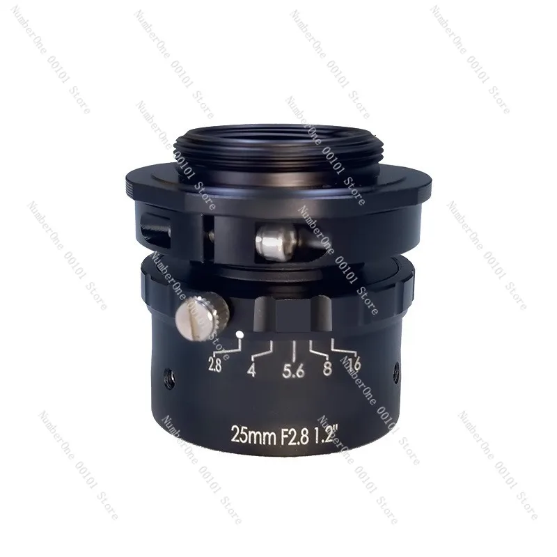 High Resolution Zero Distortion 1.2 Inch C Mount Industrial FA Machine Vision Lens Anti Vibration Optical Lens for Factory