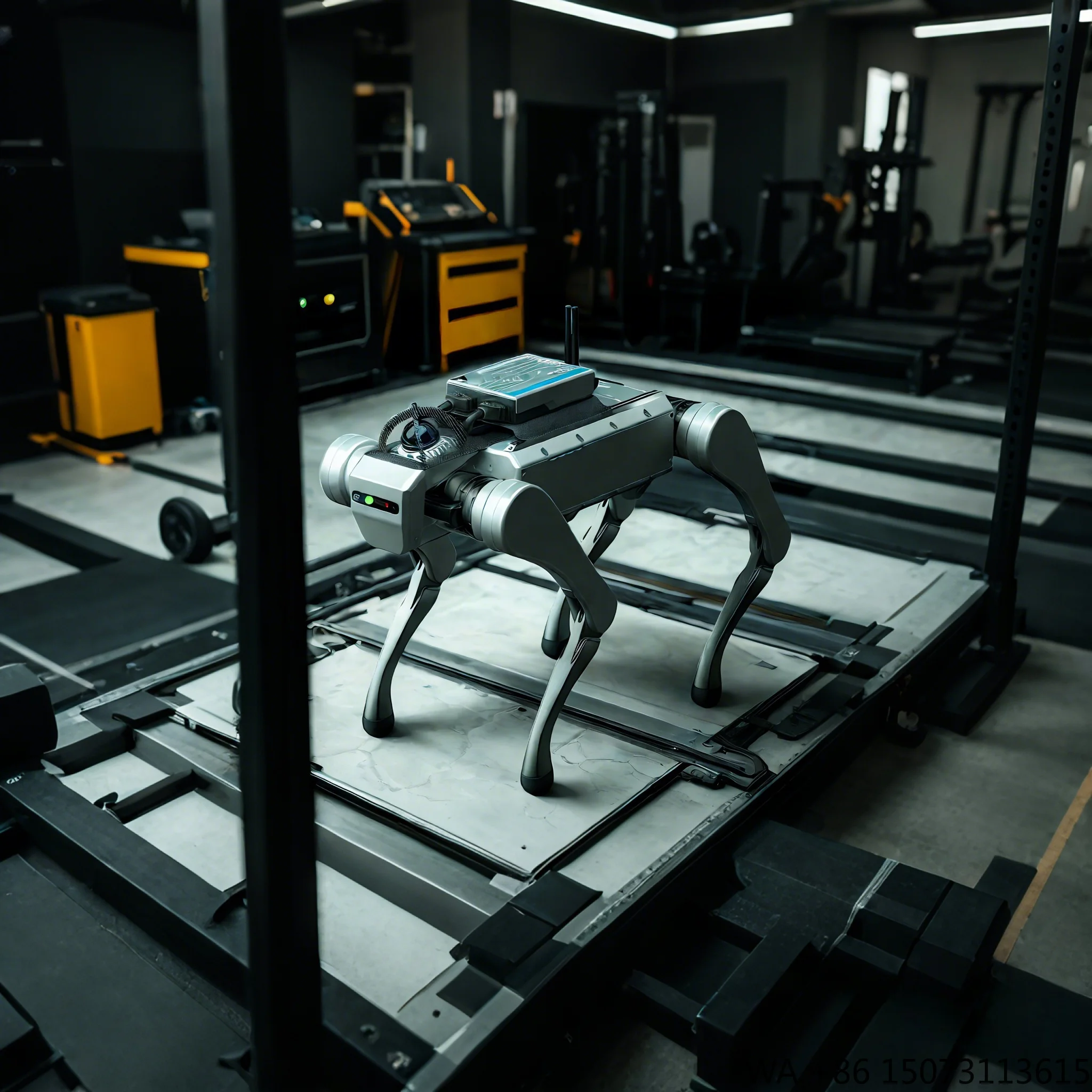 Autonomous Navigation Robot Dog, Smart Quadruped for Industrial Inspection Security Patrol Warehouse ing