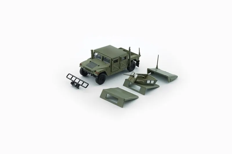Nuevo 2025 BMC 1/64 escala HUMVEE 4-CT vehículo militar del ejército modelo de juguete fundido a presión para regalo de colección