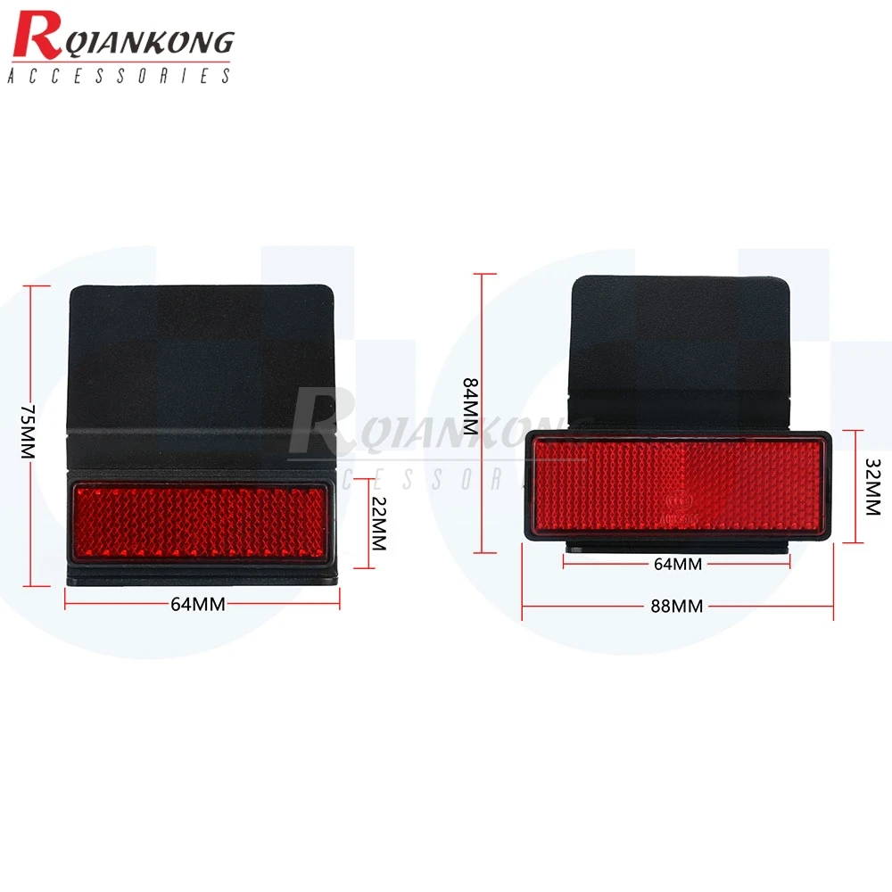 Universal License Plate Holder Parts Extend Tail Reflector For Aprilia SR150 SXR160 TUAREG 125 660 Adventure Tuareg660 1986-2026