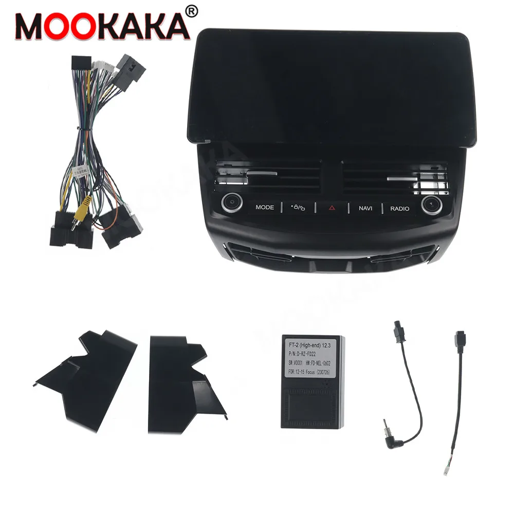 Radio de coche con pantalla táctil para Ford Focus 2012-2017 Android GPS Multimedia automotriz Auto Radio estéreo receptor unidad principal