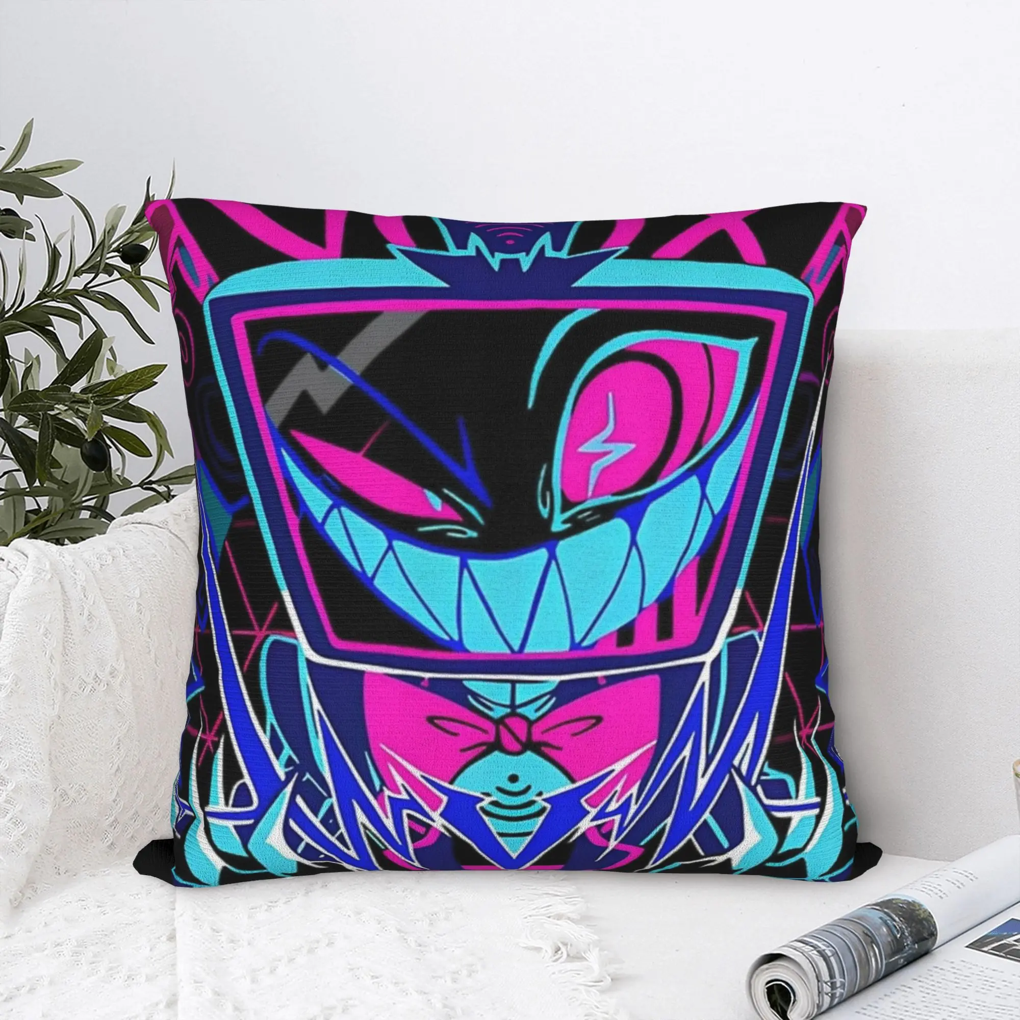 

Наволочка Hazbins Hotels Game Vox, модная наволочка для дивана, спальни, домашний декор, квадратные наволочки, подарок