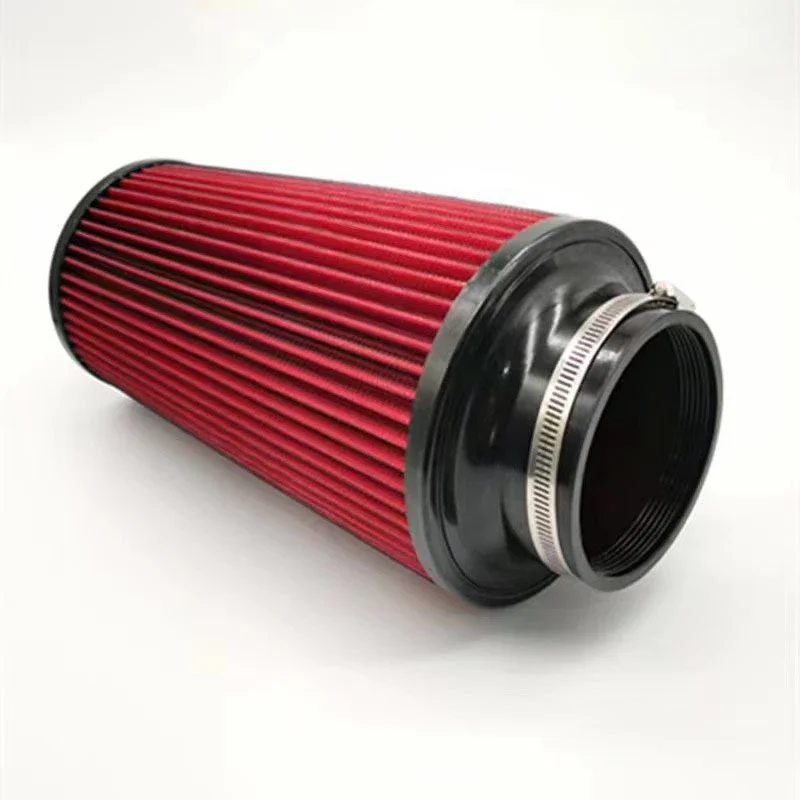 Car large flow modified air filter mushroom head filter 8 inch mushroom head intake air filter 76MM