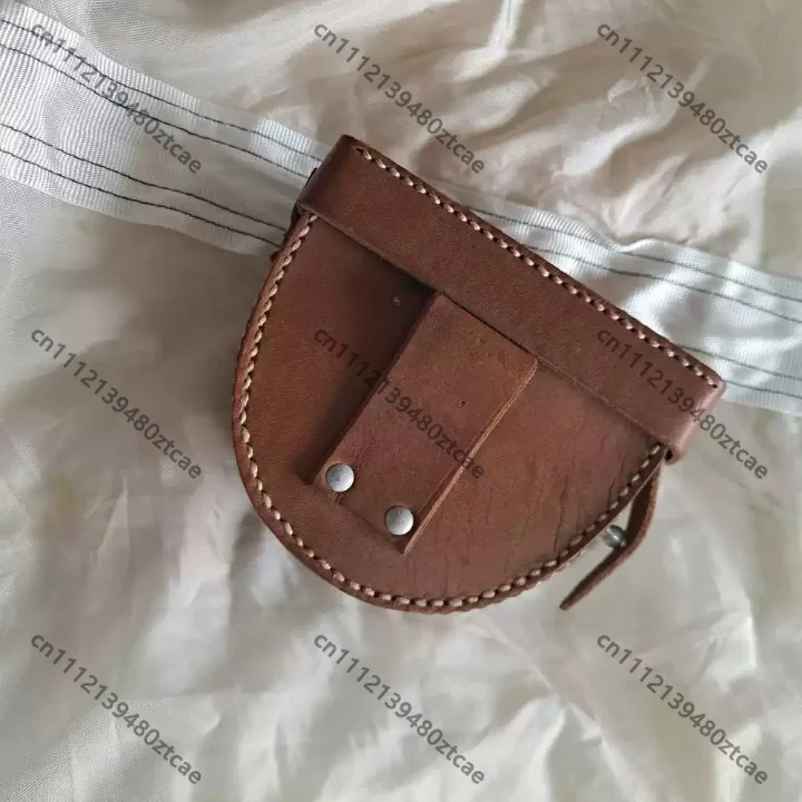 Vintage‑Style Full‑Grain Cowhide Hard Storage Box Retro Leather Case For Small Tools Gadgets Collectible Display Ornament
