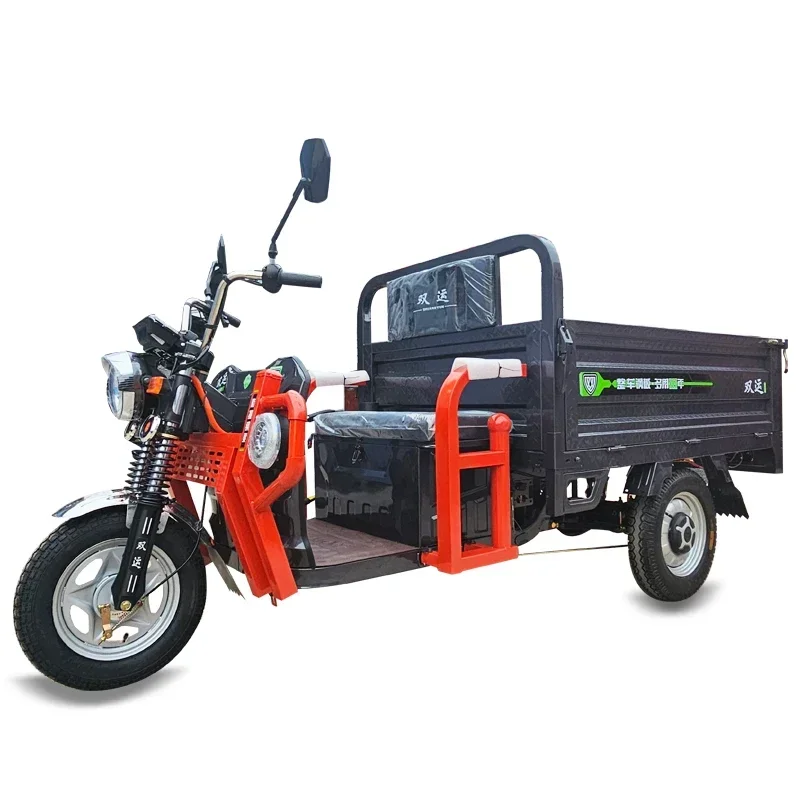 

Factory Warehouse Loading Three Wheel Electric Dump Tricycle Cargo Motor Tricycle for Farm Breeding Plant