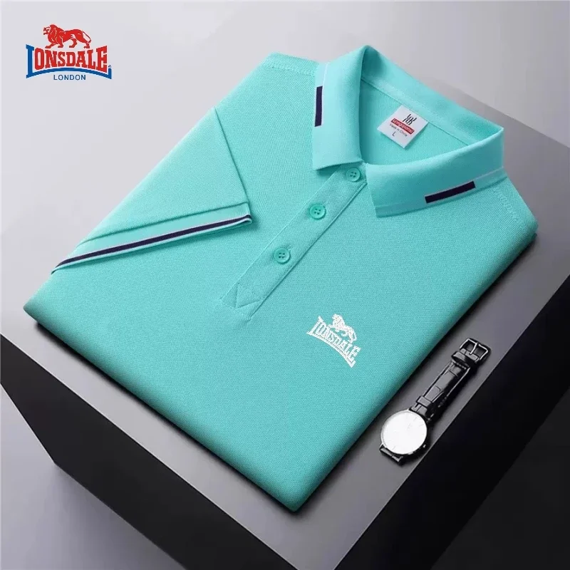 

Новая летняя рубашка поло высокого качества с вышивкой для мужчин, бизнеса, отдыха, моды, удобный топ