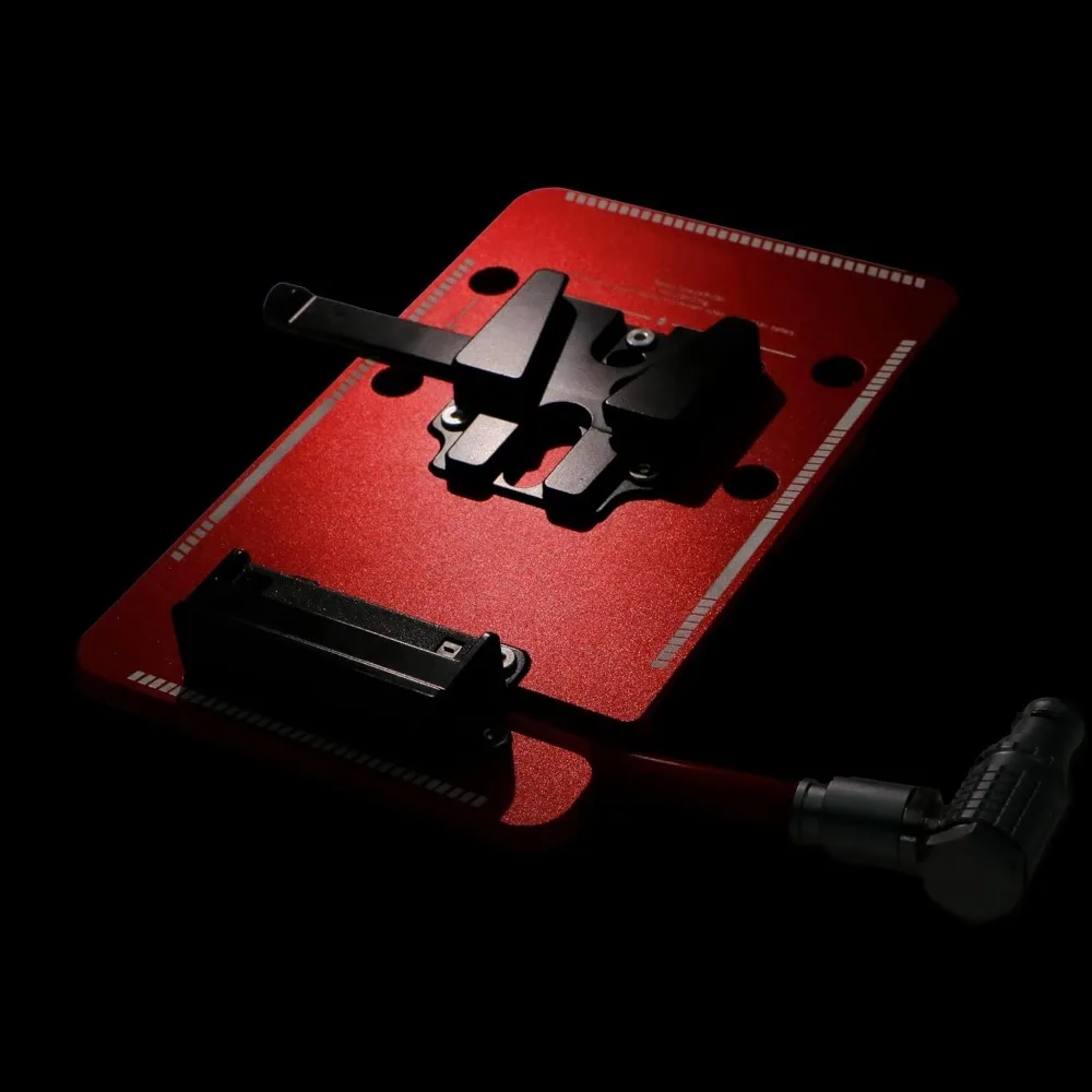 

Alvin's Cables Alvins V Mount Battery Plate for DJI Ronin 4D, V Mount Plate with 6-pin 1B DC-in Out Put for Ronin 4D, Red
