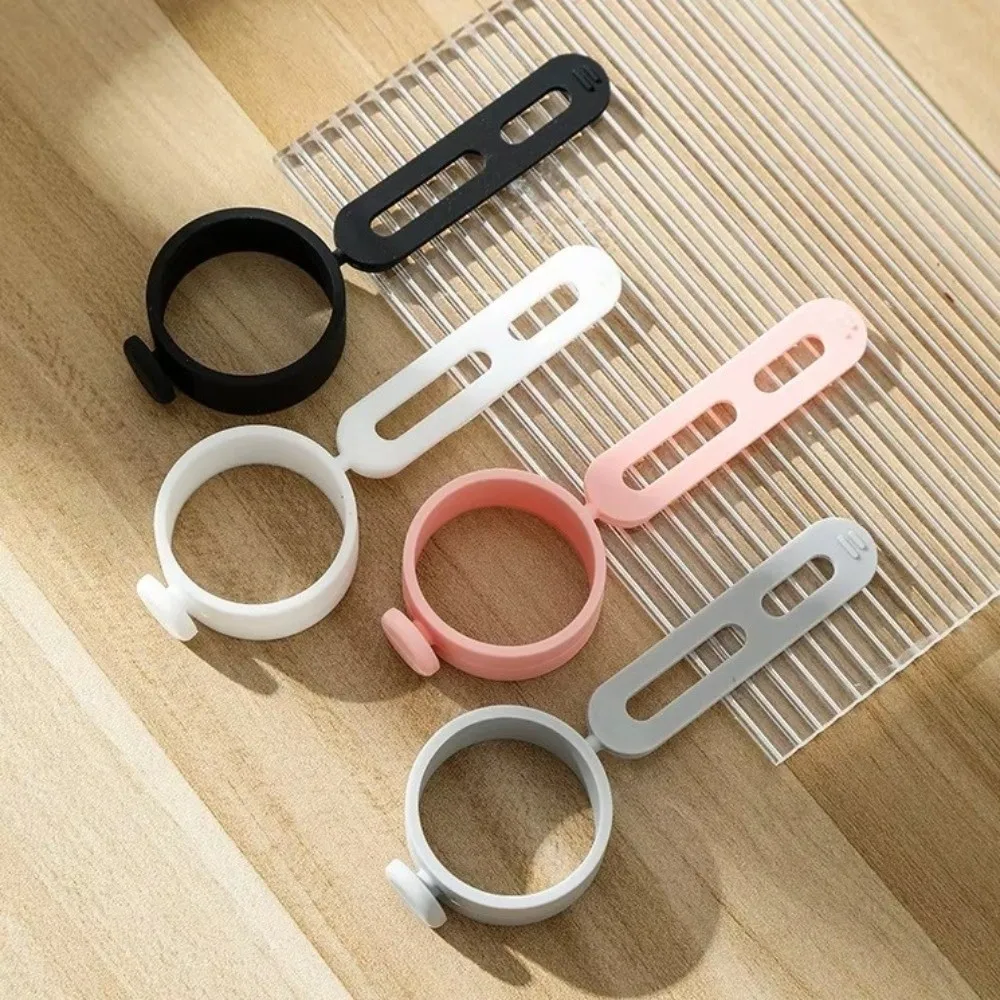 New Silicone Cord Winder Flexible Lightweight Charger Binding Straps Adjustable Buckle Reusable Data Cable Organizer
