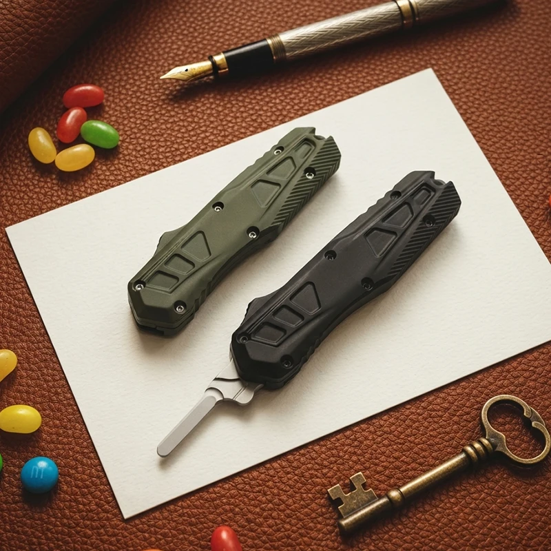 Multi-purpose UtilityKnife Handle Tool (Without Blade, Suitable For 23/24 Blades), Zinc Aluminum handle Camping EDC Tools