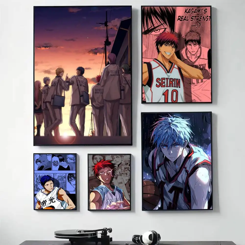 

K-Kuroko No Basket Poster HD Quality Wall Art Retro Posters For Home Room Wall Decor Self Adhesive