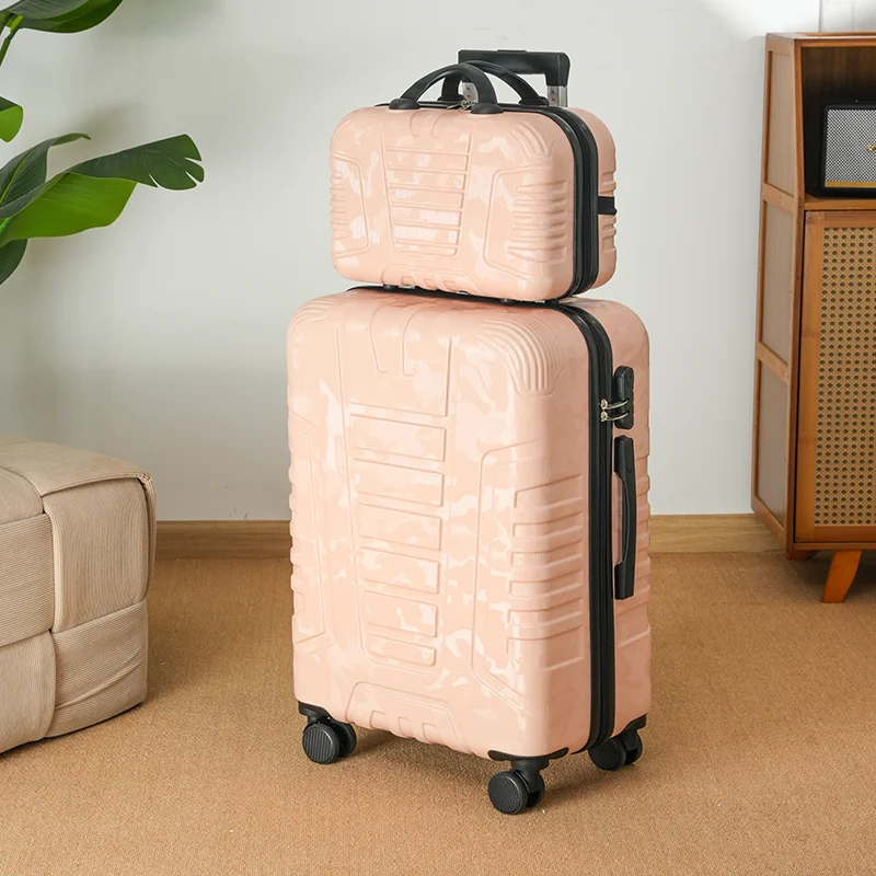 high-aesthetic-20-inch-cabin-bag-women's-luggage-with-combination-lock-large-capacity-travel-suitcase-abs-material-unisex