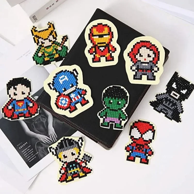MINISO Sanrio DIY Diamond Painting Autocollants Anime Kuromi Hello Kitty Diy Sticker Diamond Art Mosaic Kids Toy Gift