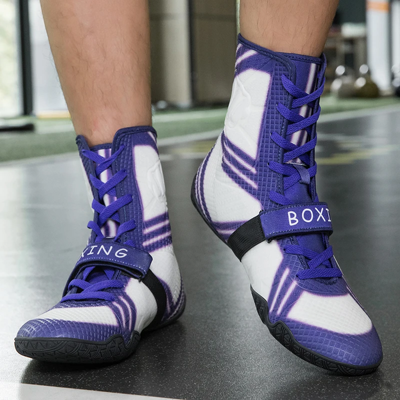 Bild 5: Professionelle Boxschuhe für Herren, professionelle Box-Turnschuhe, leichte Wrestling-Schuhe