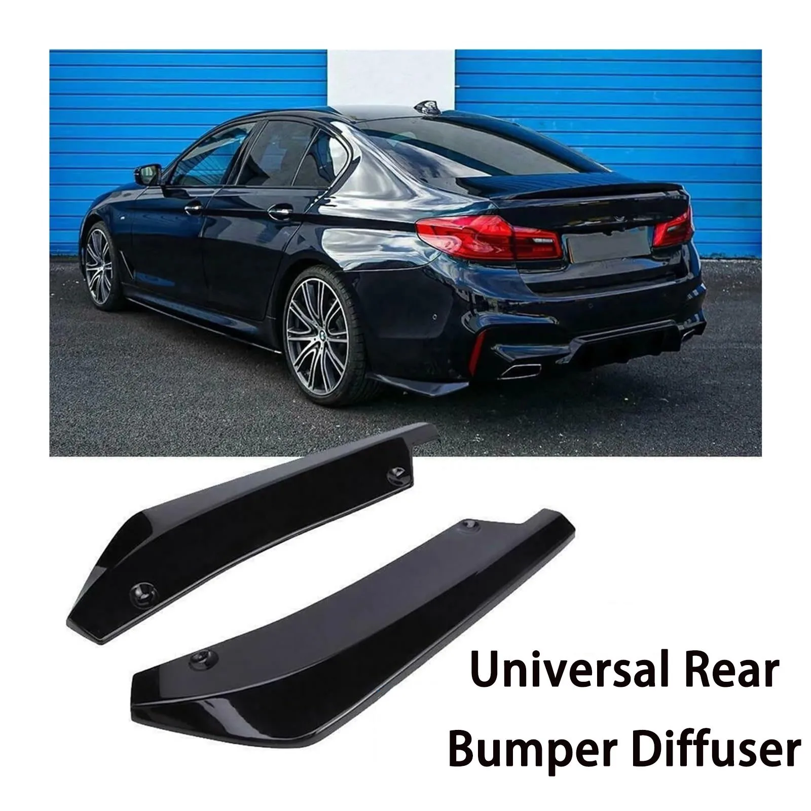 

2PCS Rear Bumper Lip Diffuser Splitter Canard Spoiler Body Kit Protection For BMW F30 F31 F32 F33 F22 2000-2022 Car Accessories