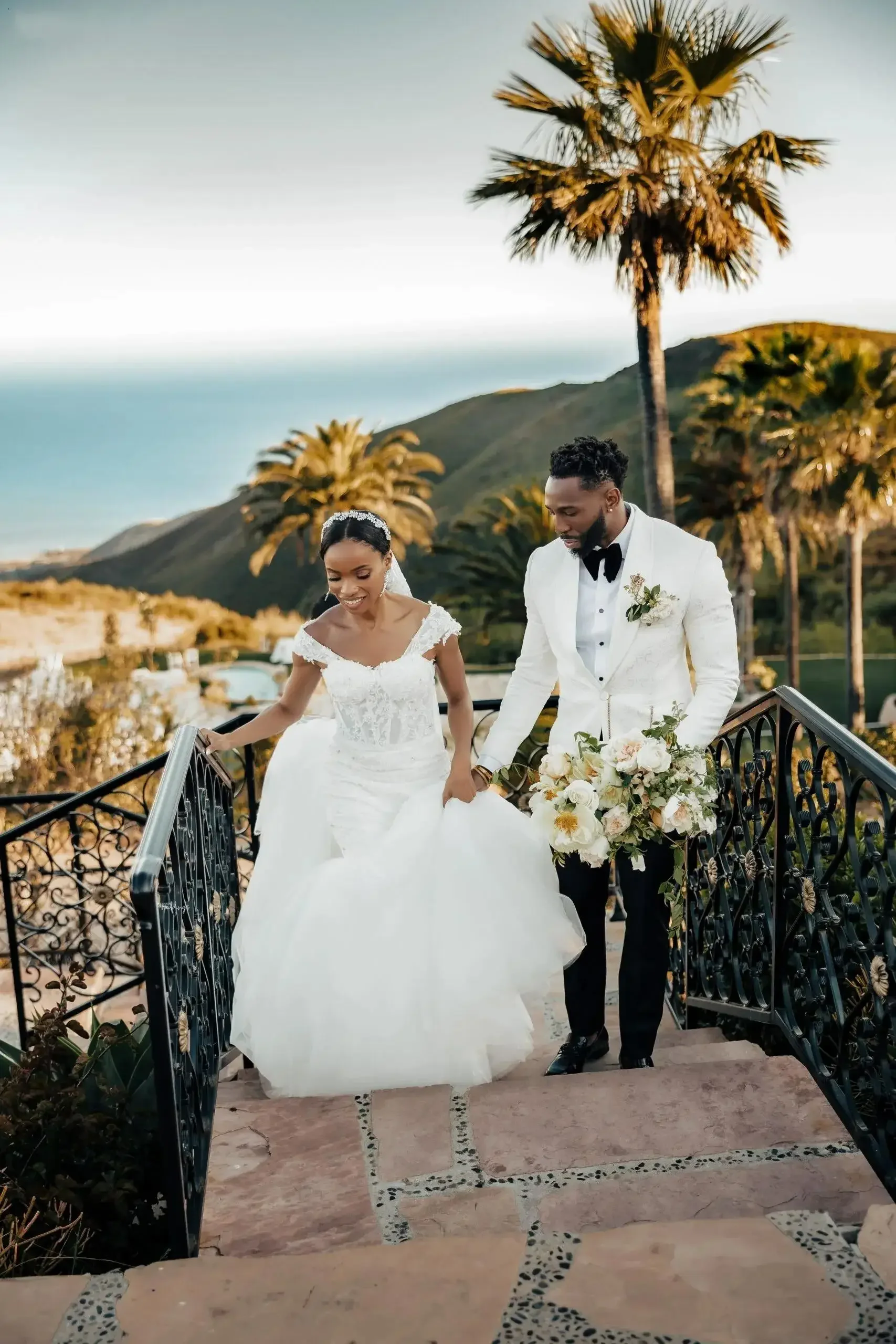 Robe de Mariée Sirène Africaine en Dentelle, Personnalisée, avec Appliques, Dos aux, pour Patients sur la Plage, 2024