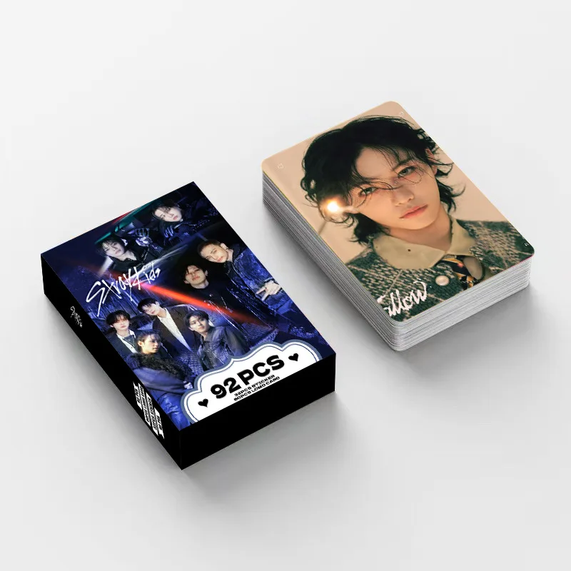 

92 двусторонних мини-карточек Stray Kids, полноцветная печать высокой четкости, коллекционные карточки KPOP, новая продукция по случаю выхода альбома, стиль Instagram