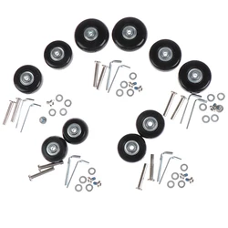 1 Set Replace Wheels With Screw For Travel Luggage Suitcase Axles Repair Kit 40-54mm Silent Caster Wheel DIY