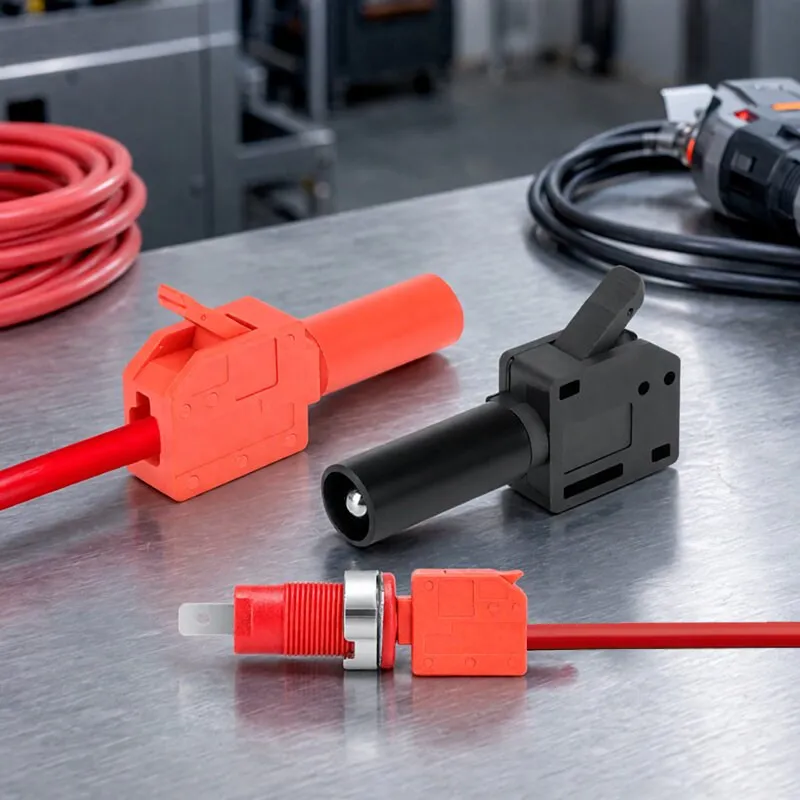 Safety‑Sheathed Copper‑Nickel‑Plated 4mm Banana Plug 32A High Current Multimeter Test Probe Connector for Instrument Measurement
