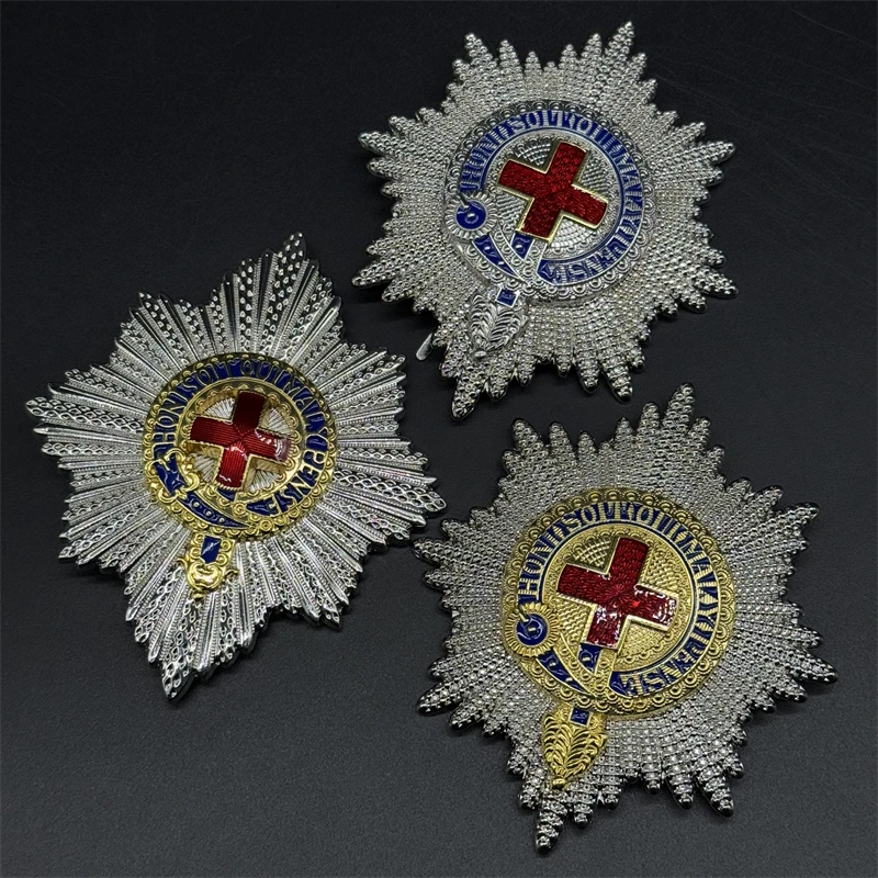 La orden más noble de la Liga tipo 2, colección de recuerdos de medallas de Metal clásicas, insignias de decoración de ropa personalizadas