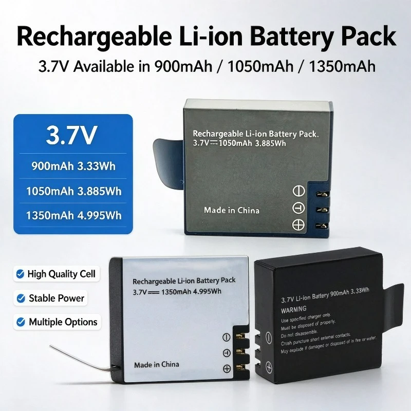 PG1350 Replacement Lithium Battery, PG1050 Compatible for SJCAM SJ4000 Sports DV Diving Outdoor Action Camera Fast Shipping