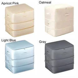 Ultra Space Saving Self Organizer Condense Duvet Storage Bag For Blankets Bedding Foldable Storage Bag For Moving Traveling
