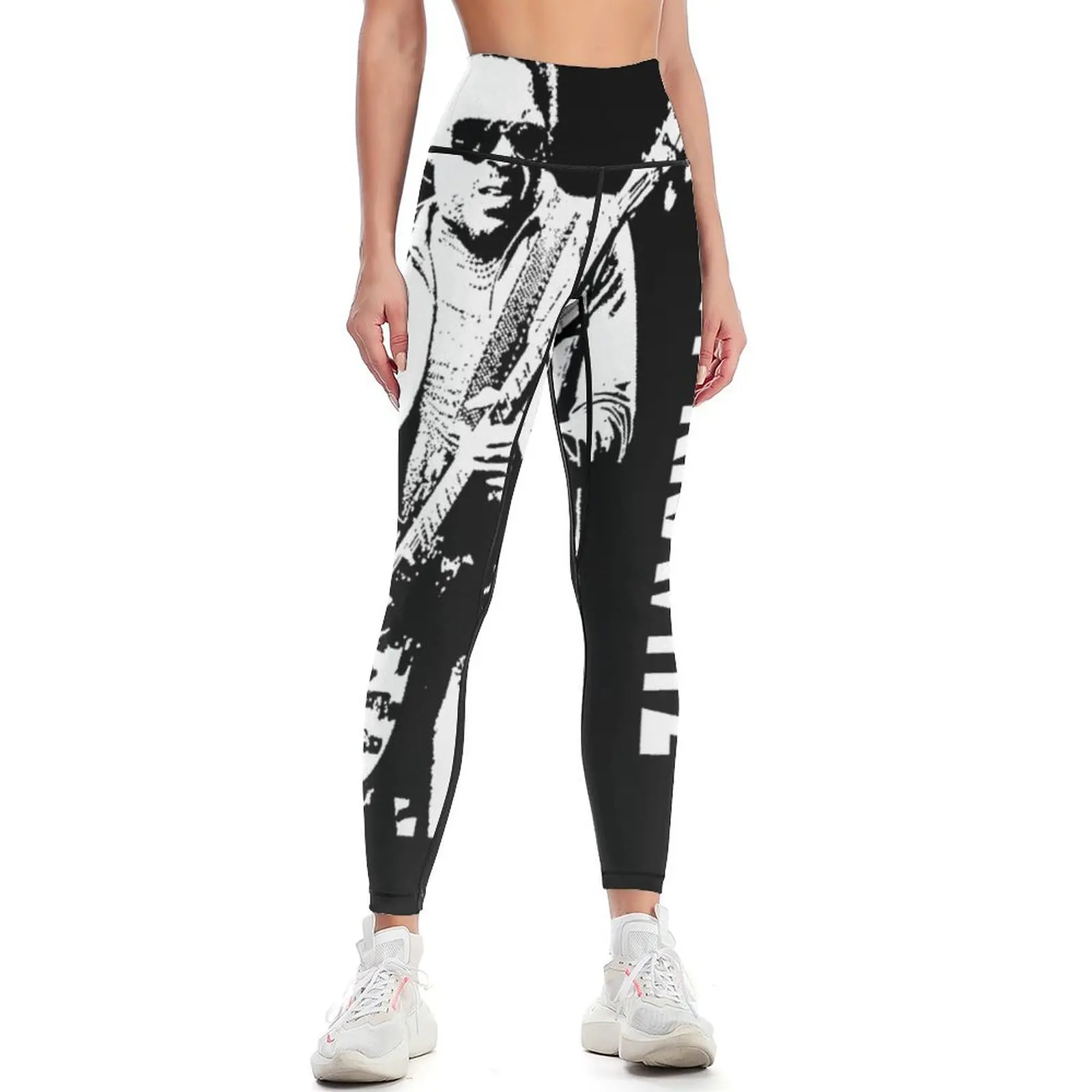 

Lenny Kravitz Guitar Music Legend Essential Leggings Tight fitting woman for physical Women's tights Womens Leggings