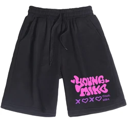 YOUNG MIKO THE XOXO TOUR Short Pants Unisex Men Women Street Style Pants