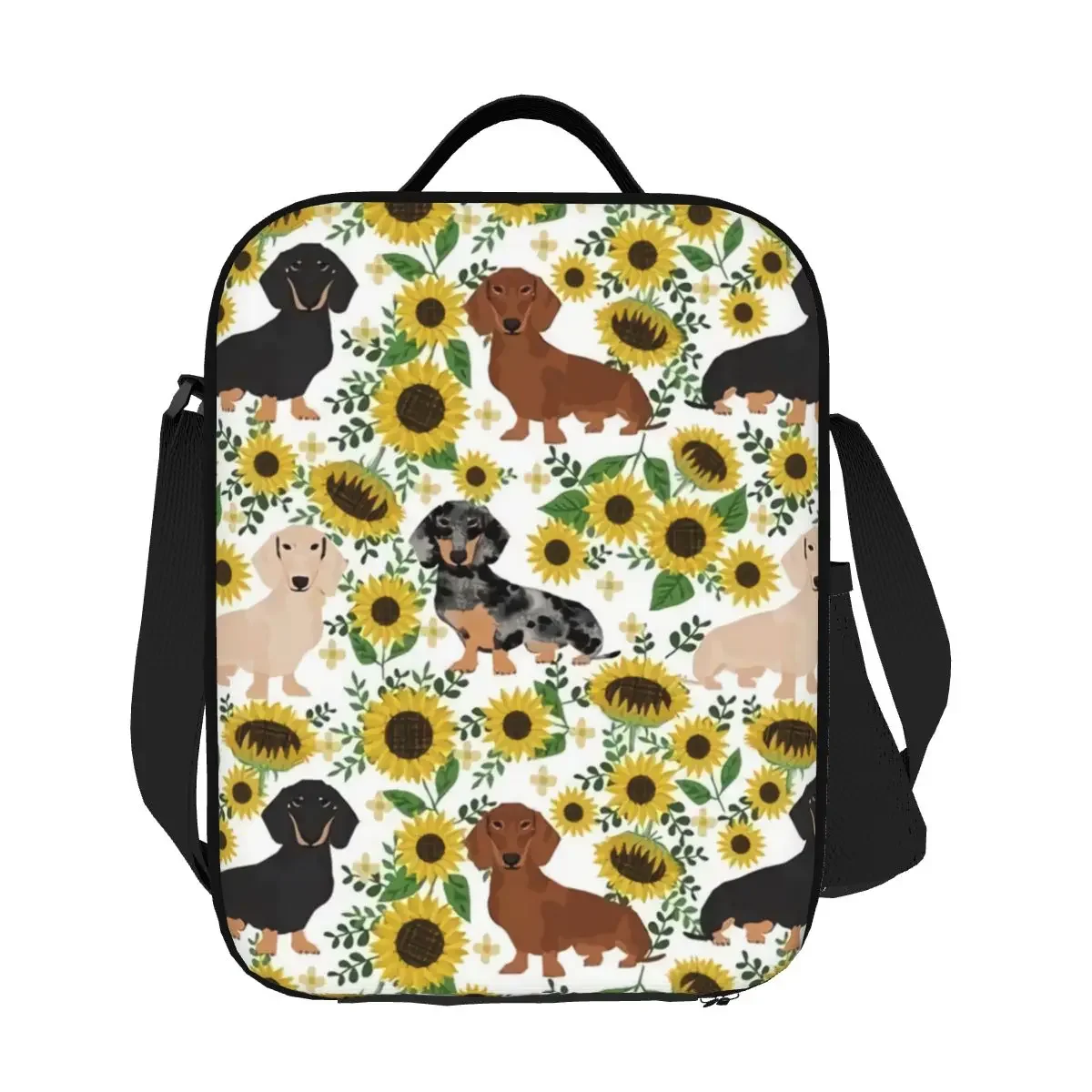 Badger Sausage Dog Resuable Lunch Box for Women Multifunction Dachshund Puppy Cooler Thermal Food Insulated Lunch Bag