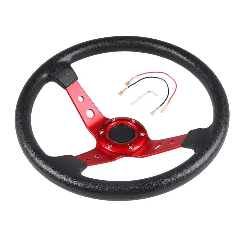 

Powerful For Logitech G29 G920 G923 Racing Game, Racing Steering Wheel Gaming Steering Wheel Universal , 14 Inch 350Mm