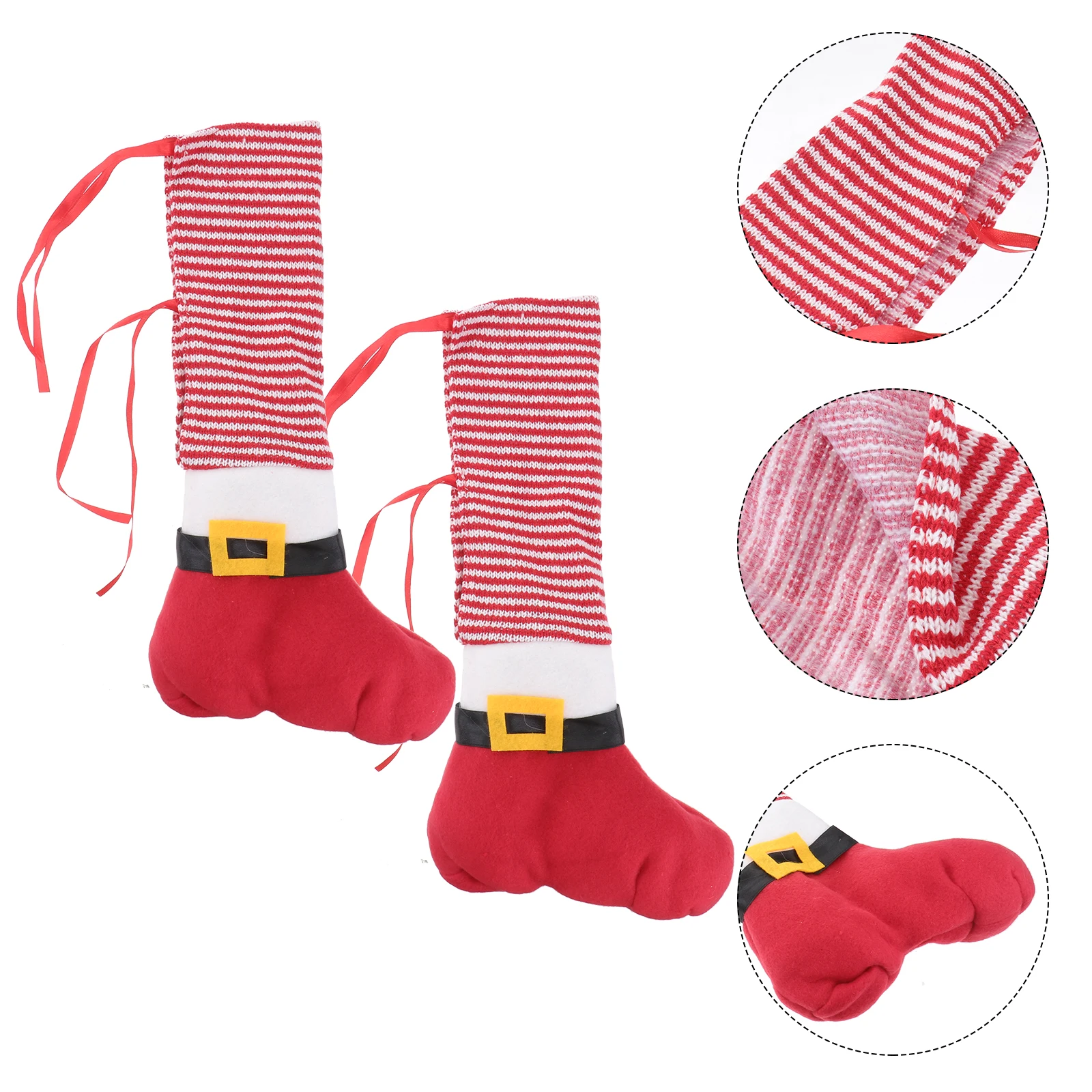 

Table Leg Cover Funny Chair Decorations Legs Christmas Covers Feet Shoes Lattice