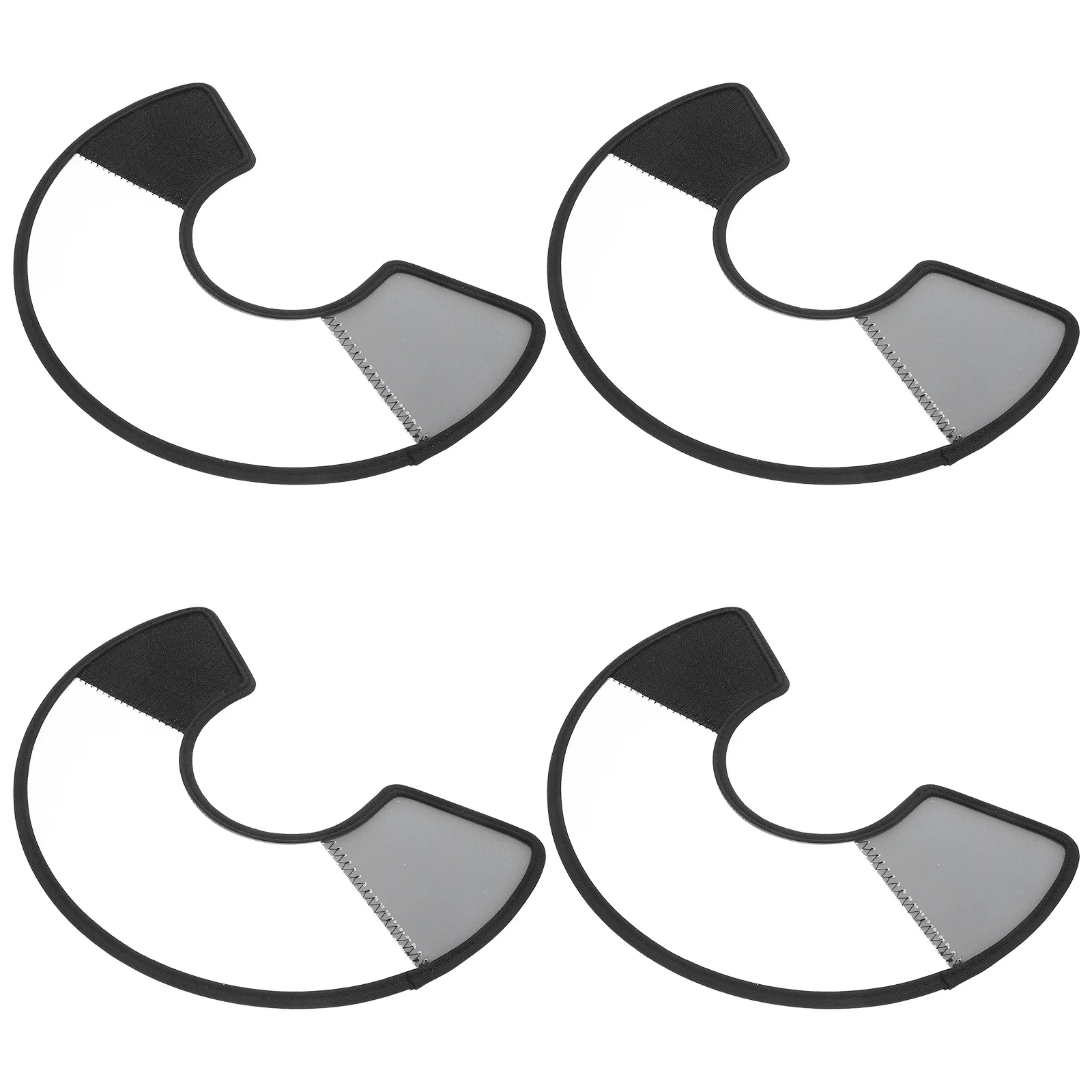 

4pcs Pet Protective Adjustable Recovery Cone For Cats Dogs Small Pets Post-Surgery Healing Protection Elizabethan Collar Pet